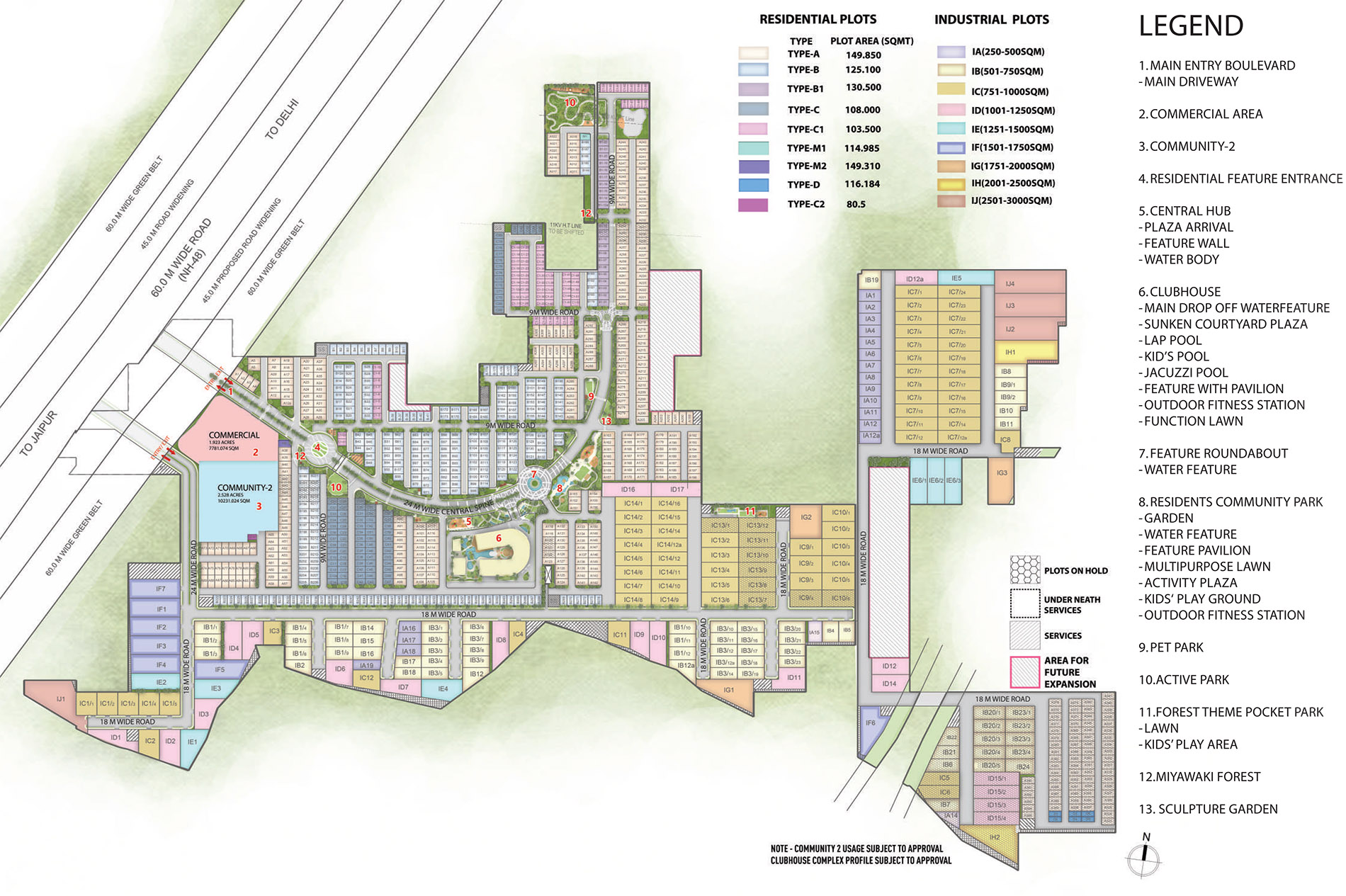 Signature Global Plots Site Plan